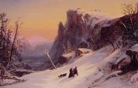 Jasper Francis Cropsey - Winter in Switzerland